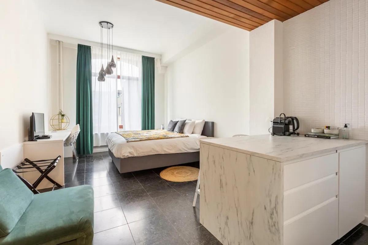 Riverview Studio In Historical Heart Of Antwerpen Kültér fotó